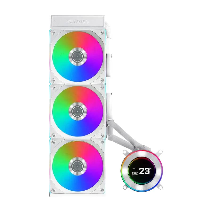 خنک کننده پردازنده مایع لیان لی Lian Li HydroShift II LCD-C 360CL White